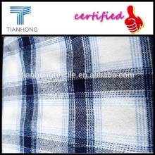 twill flannel yarn-dyed fabric/winter plaid shirt fabrics/plaid flannel shirt fabrics